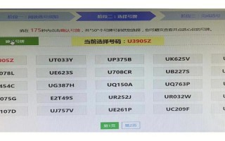 大连网上自编车牌号码技巧，选车号怎样能选到好号