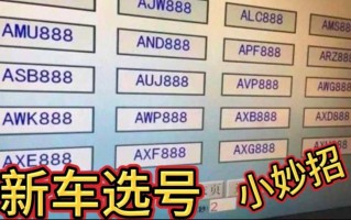 淮安车牌靓号代选商家，办车牌靓号怎么选择